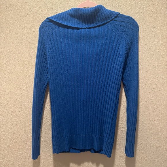 St. John’s Bay side M Roy Blue Hoodie Sweater - Picture 3 of 5
